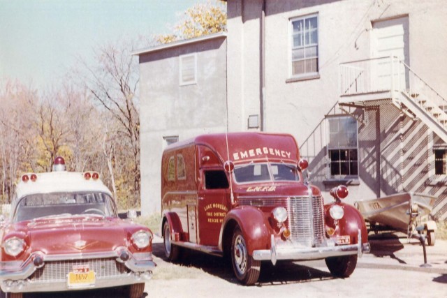 Cadillac Ambulance and Rescue 20 and Diamond T Rescue Truck
